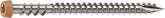 Camo 0367158CS Deck Screw, #10 Thread, 2-1/2 in L, Reverse Upper Thread, Trim Head, Star Drive, Sharp, Type-17 Point